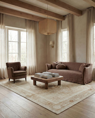 Jaipur Living Casen Kaelen CSN07 Tan / Beige Area Rug Lifestyle Image