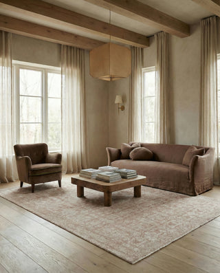 Jaipur Living Casen Miraleth CSN09 Tan / Beige Area Rug Lifestyle Image
