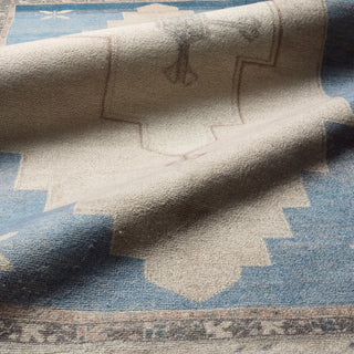 Jaipur Living Casen Enigma CSN11 Blue Area Rug Lifestyle Image Feature