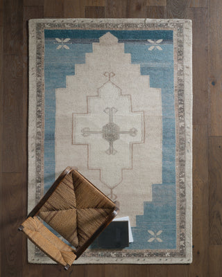 Jaipur Living Casen Enigma CSN11 Blue Area Rug Lifestyle Image