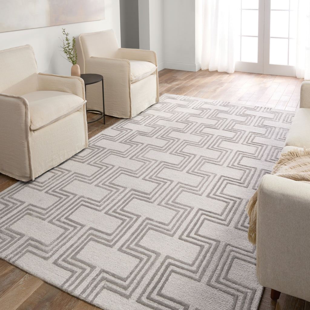 Jaipur Living City Melchor CT122 Gray Area Rug Lifestyle Image Feature