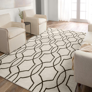 Jaipur Living City Arae CT123 Cream/Black Area Rug Lifestyle Image Feature