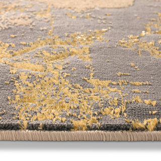 Jaipur Living Catalyst Cisco CTY02 Gray/Gold Area Rug Backing Image