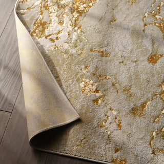 Jaipur Living Catalyst Cisco CTY02 Gray/Gold Area Rug Lifestyle Image