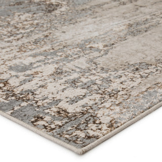 Jaipur Living Catalyst Calibra CTY06 Gray/Taupe Area Rug Corner Image