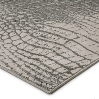 Jaipur Living Catalyst Canberra CTY09 Gray/Black Area Rug Corner Image