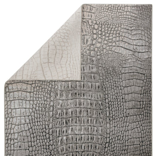 Jaipur Living Catalyst Canberra CTY09 Gray/Black Area Rug Backing Image