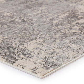 Jaipur Living Catalyst Calibra CTY12 Gray/Silver Area Rug Corner Image