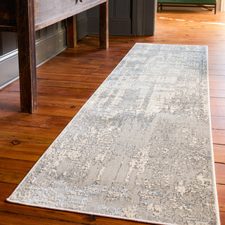 Jaipur Living Catalyst Calibra CTY12 Gray/Silver Area Rug Corner Image