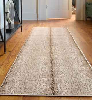 Jaipur Living Catalyst Axis CTY13 Tan/Gray Area Rug Corner Image