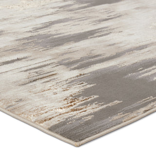 Jaipur Living Catalyst Ulysses CTY23 Taupe/Gray Area Rug Corner Image