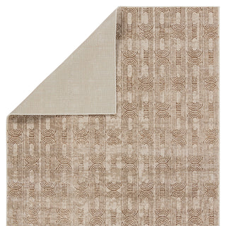 Jaipur Living Catalyst Gimeas CTY28 Gold/Beige Area Rug Backing Image