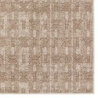Jaipur Living Catalyst Gimeas CTY28 Gold/Beige Area Rug Detail Image