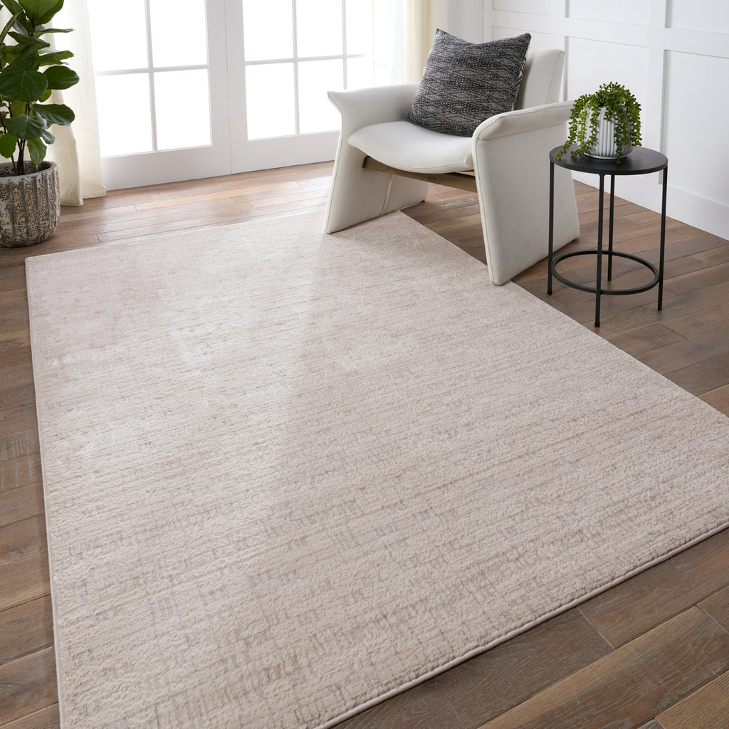 Jaipur Living Catalyst Taleen CTY31 Cream/Silver Area Rug Lifestyle Image Feature