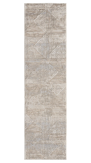 Jaipur Living Catalyst Eshe CTY34 Tan/Bronze Area Rug Runner Image