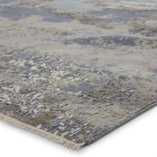 Jaipur Living Delmara Adriatic DLM01 Gray/Light Blue Area Rug Corner Image