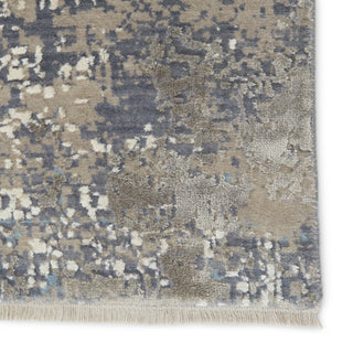Jaipur Living Delmara Adriatic DLM01 Gray/Light Blue Area Rug Detail Image