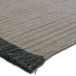 Jaipur Living Drezden Engild DRE02 Light Gray/Dark Gray Area Rug Corner Image