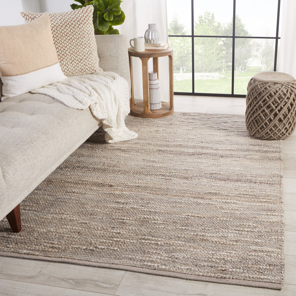 Jaipur Living Day Dream Sanja DRM02 Taupe/Cream Area Rug Lifestyle Image Feature