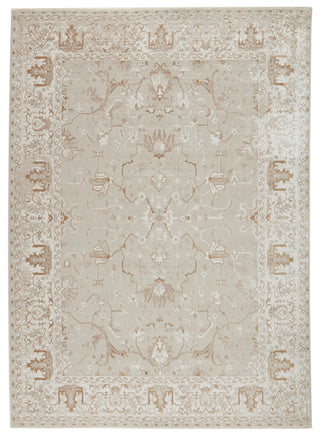 Jaipur Living En Blanc Dhaval EBC09 Light Gray/White Area Rug by Vibe main image