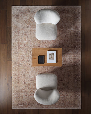 Jaipur Living Ember Solace Shaviv EBS03 Tan / Beige/Green Area Rug Lifestyle Image