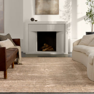 Jaipur Living Edage Leshni EDA05 Tan Area Rug by Vibe Lifestyle Image