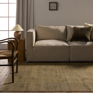 Jaipur Living Edage Saith EDA06 Green/ Area Rug by Label J Main Image