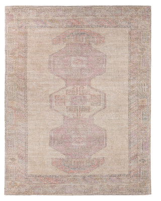 Jaipur Living Elaida Kader ELA07 Tan / Beige Red Area Rug main image