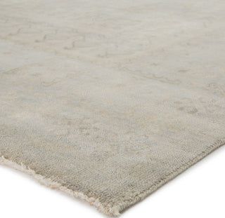 Jaipur Living Eloquent Chival ELQ02 Light Gray/Beige Area Rug Corner Image