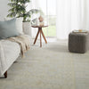 Jaipur Living Eloquent Chival ELQ02 Light Gray/Beige Area Rug Lifestyle Image Feature