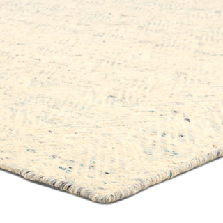 Jaipur Living Enclave Mashal ENC07 Blue/White Area Rug Corner Image