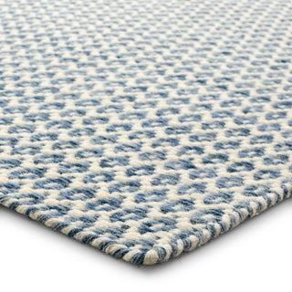 Jaipur Living Enclave Pompano ENC08 Blue Area Rug Corner Image
