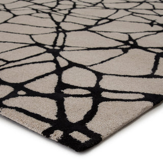 Jaipur Living Etho Chandler ENK12 Cream/Black Area Rug by Nikki Chu Corner Image