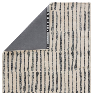 Jaipur Living Etho Saville ENK13 White/Black Area Rug by Nikki Chu Backing Image