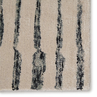Jaipur Living Etho Saville ENK13 White/Black Area Rug by Nikki Chu Detail Image