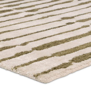 Jaipur Living Etho By Saville ENK17 Green/ Area Rug Nikki Chu Corner Image