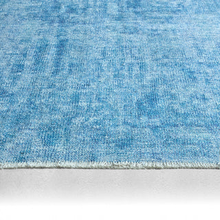 JAIPUR LIVING Everette Tiaret Blue Machine Washable Area Rug by Label J Backing Image