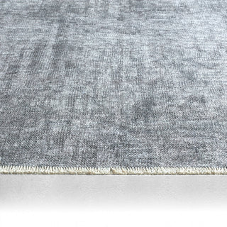 JAIPUR LIVING Everette Tiaret Gray Machine Washable Area Rug by Label J Backing Image