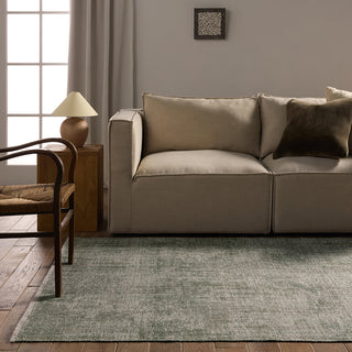 JAIPUR LIVING Everette Tiaret Green Machine Washable Area Rug by Label J Lifestyle Image Feature
