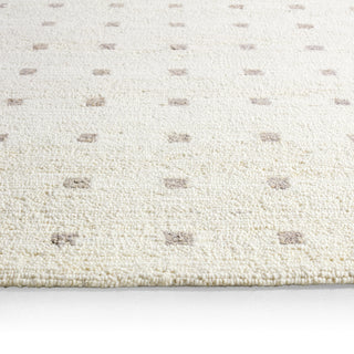 Jaipur Living Form And Weave Jinni FAW01 Ivory / White Tan Beige Area Rug Edge