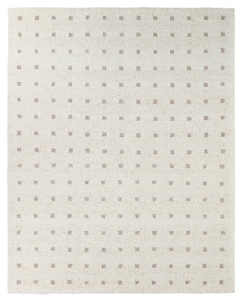 Jaipur Living Form And Weave Jinni FAW01 Ivory / White Tan Beige Area Rug main image