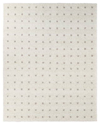 Jaipur Living Form And Weave Jinni FAW01 Ivory / White Tan Beige Area Rug main image