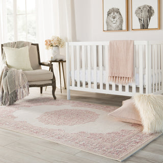 Jaipur Living Fables Malo FB123 Pink/White Area Rug Main Image