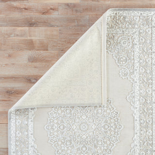 Jaipur Living Fables Malo FB124 Gray/White Area Rug Backing Image