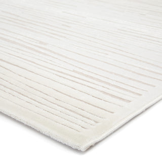 Jaipur Living Fables Linea FB53 White Area Rug Corner Image