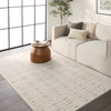 Jaipur Living Finnigan Aiker FGN01 Ivory/Taupe Area Rug by Label J Room Scene 2