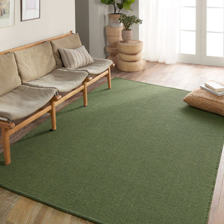 Jaipur Living Flint Texel FLI04 Green Area Rug Lifestyle Image Feature