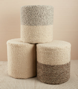 Jaipur Living Folke FOL01 Pouf Detail Image