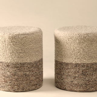 Jaipur Living Folke FOL02 Pouf Lifestyle Image