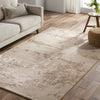 Jaipur Living Fragment Astris FRG09 Light Gray/Taupe Area Rug Lifestyle Image Feature